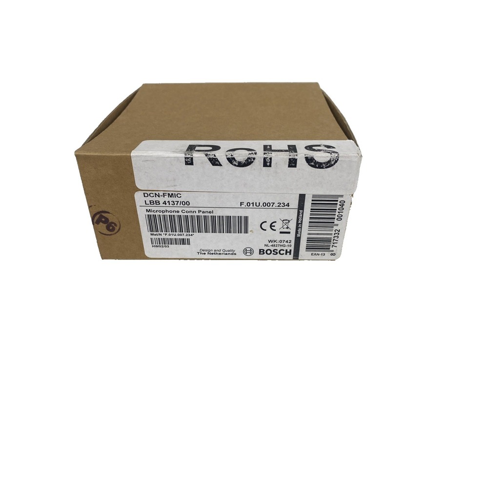 BOSCH RoHS DNC-FMIC LBB 4137/00 MICROPHONE CONN PANEL F.01U.007.234 WK: 0742‎
